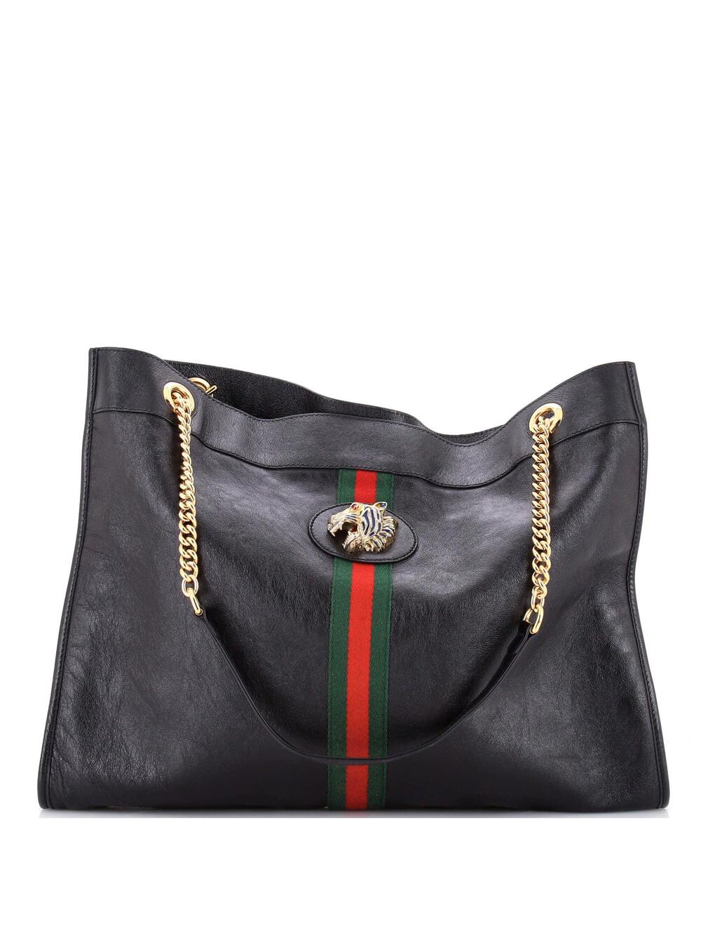 Gucci Rajah Chain Tote Leather Large #373107G15B